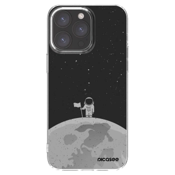 Picasee silikonska prozirna maskica za Apple iPhone 15 Pro Max - Astronaut