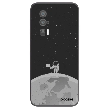 Picasee crna silikonska maskica za Xiaomi Poco F5 Pro 5G - Astronaut