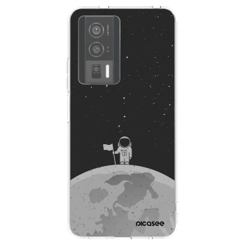 Picasee silikonska prozirna maskica za Xiaomi Poco F5 Pro 5G - Astronaut