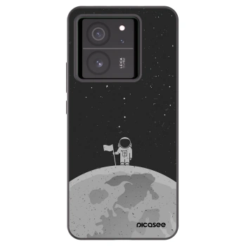 Picasee crna silikonska maskica za Xiaomi 13T Pro - Astronaut