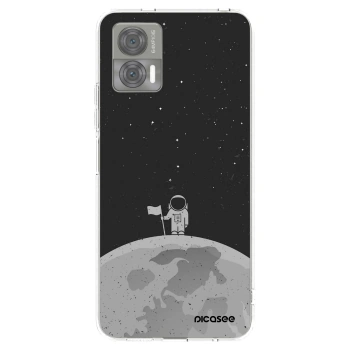 Picasee silikonska prozirna maskica za Motorola Edge 30 Neo - Astronaut