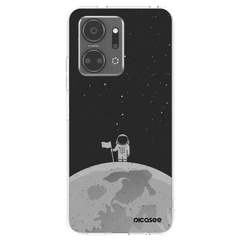 Picasee silikonska prozirna maskica za Honor X7a - Astronaut