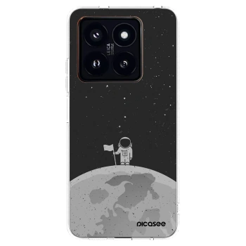 Picasee silikonska prozirna maskica za Xiaomi 14 Pro - Astronaut