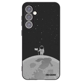Picasee crna silikonska maskica za Samsung Galaxy S23 FE S711B - Astronaut