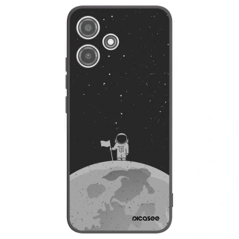 Picasee crna silikonska maskica za Xiaomi Redmi 12 5G - Astronaut