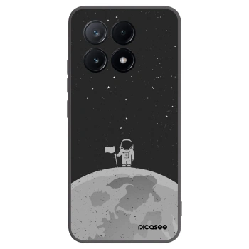 Picasee crna silikonska maskica za Xiaomi Poco X6 Pro - Astronaut