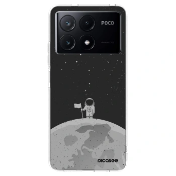 Picasee silikonska prozirna maskica za Xiaomi Poco X6 Pro - Astronaut