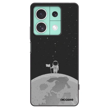 Picasee crna silikonska maskica za Xiaomi Redmi Note 13 5G - Astronaut