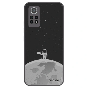 Picasee crna silikonska maskica za Xiaomi Redmi Note 12 Pro 4G - Astronaut