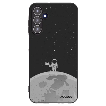 Picasee crna silikonska maskica za Samsung Galaxy A15 A155F 4G - Astronaut