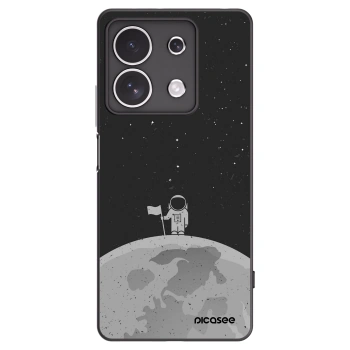 Picasee crna silikonska maskica za Xiaomi Redmi Note 13 4G - Astronaut