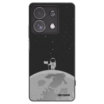 Picasee crna silikonska maskica za Xiaomi Redmi Note 13 Pro 4G - Astronaut