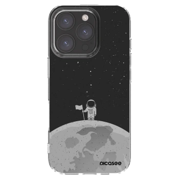 Picasee silikonska prozirna maskica za Apple iPhone 16 Pro - Astronaut