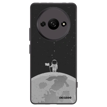 Picasee crna silikonska maskica za Xiaomi Redmi A3 - Astronaut