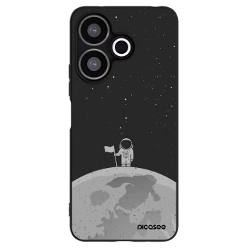 Picasee crna silikonska maskica za Xiaomi Redmi 13 4G - Astronaut