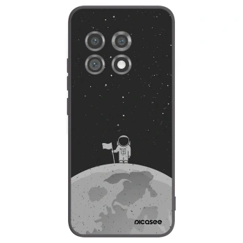 Picasee crna silikonska maskica za OnePlus 11 5G - Astronaut