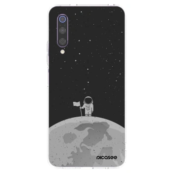 Picasee silikonska prozirna maskica za Xiaomi Mi 9 - Astronaut