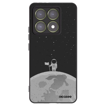 Picasee crna silikonska maskica za Xiaomi 14T - Astronaut