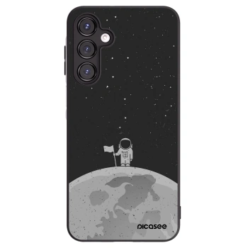 Picasee crna silikonska maskica za Samsung Galaxy A16 5G - Astronaut