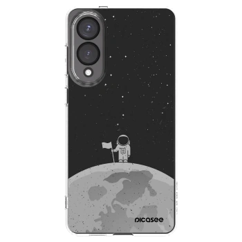 Picasee silikonska prozirna maskica za Samsung Galaxy S25 Edge 5G - Astronaut