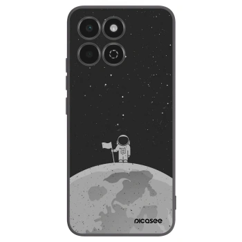 Picasee crna silikonska maskica za Honor 200 Smart 5G - Astronaut