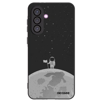 Picasee crna silikonska maskica za Samsung Galaxy A36 5G - Astronaut