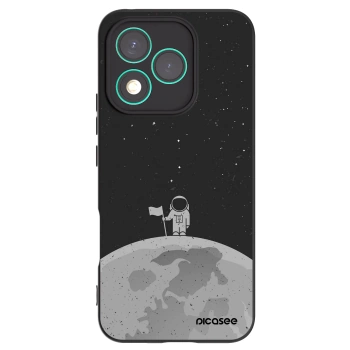 Picasee crna silikonska maskica za Honor 400 Lite 5G - Astronaut