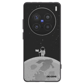 Picasee crna silikonska maskica za Vivo X200 Pro - Astronaut