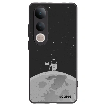 Picasee crna silikonska maskica za Vivo V50 Lite 5G - Astronaut