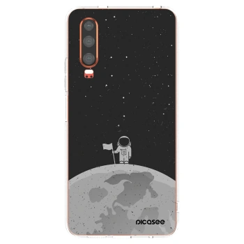 Picasee silikonska prozirna maskica za Huawei P30 - Astronaut