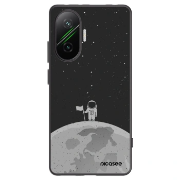 Picasee crna silikonska maskica za Xiaomi Poco F7 Pro 5G - Astronaut