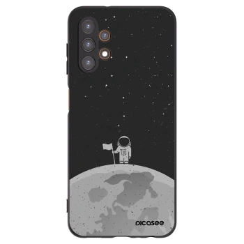 Picasee crna silikonska maskica za Samsung Galaxy A13 5G - Astronaut