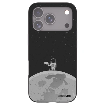 Picasee crna silikonska maskica za Apple iPhone 17 Pro - Astronaut