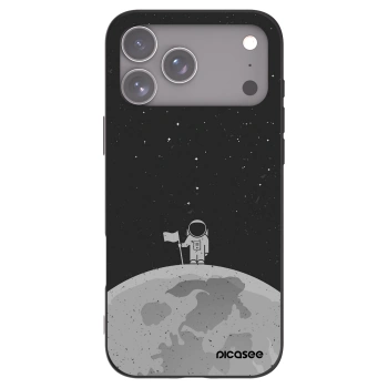 Picasee crna silikonska maskica za Apple iPhone 17 Pro Max - Astronaut