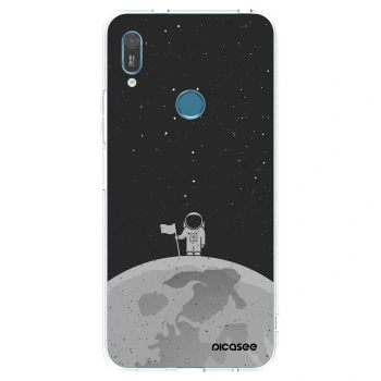 Picasee silikonska prozirna maskica za Huawei Y6 2019 - Astronaut