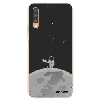 Picasee silikonska prozirna maskica za Samsung Galaxy A70 A705F - Astronaut