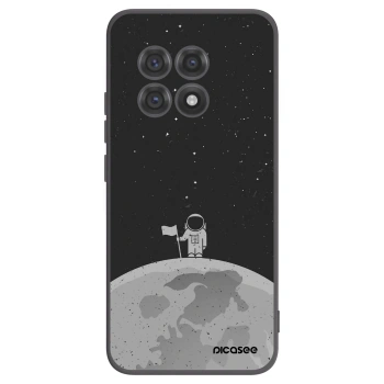 Picasee crna silikonska maskica za OnePlus 13R 5G - Astronaut