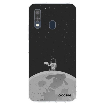 Picasee silikonska prozirna maskica za Samsung Galaxy A40 A405F - Astronaut