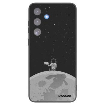 Picasee crna silikonska maskica za Samsung Galaxy S25 FE 5G - Astronaut