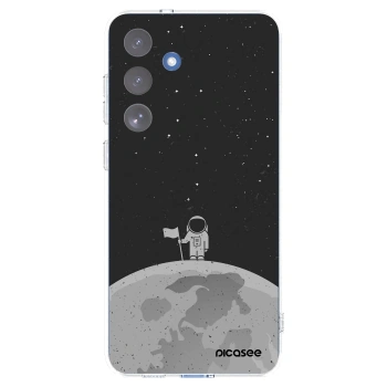 Picasee silikonska prozirna maskica za Samsung Galaxy S25 FE 5G - Astronaut