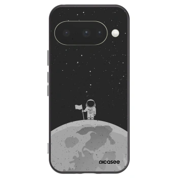 Picasee crna silikonska maskica za Google Pixel 10 - Astronaut