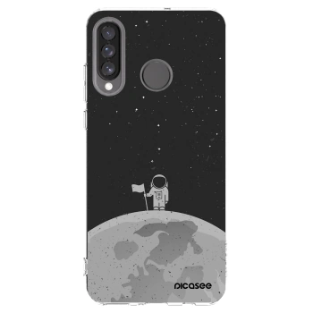Picasee silikonska prozirna maskica za Huawei P30 Lite - Astronaut