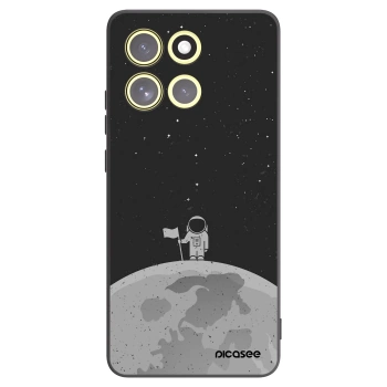Picasee crna silikonska maskica za Motorola Moto G86 Power 5G - Astronaut