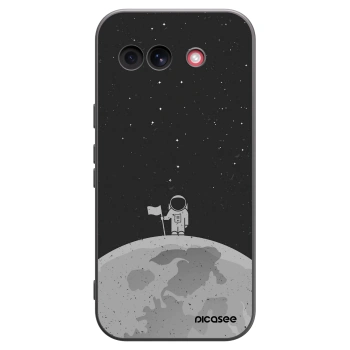 Picasee crna silikonska maskica za Google Pixel 10a - Astronaut