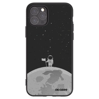 Picasee crna silikonska maskica za Apple iPhone 11 Pro - Astronaut