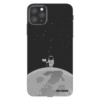 Picasee silikonska prozirna maskica za Apple iPhone 11 Pro Max - Astronaut