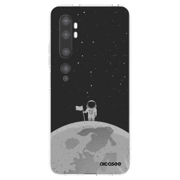 Picasee silikonska prozirna maskica za Xiaomi Mi Note 10 (Pro) - Astronaut