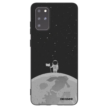 Picasee crna silikonska maskica za Samsung Galaxy S20+ G985F - Astronaut