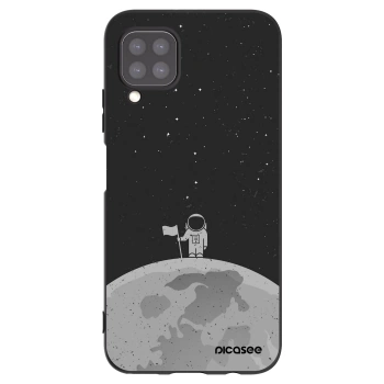 Picasee crna silikonska maskica za Huawei P40 Lite - Astronaut