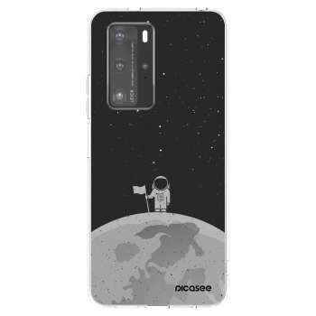 Picasee silikonska prozirna maskica za Huawei P40 Pro - Astronaut